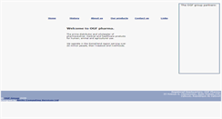 Desktop Screenshot of ogfpharma.ogfgroup.com